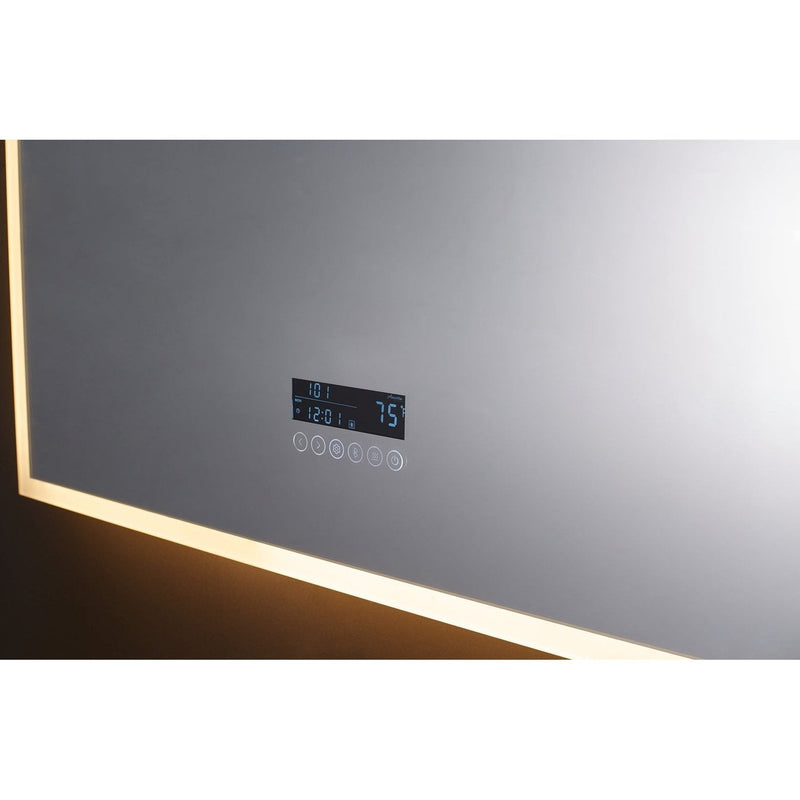 Ancerre Immersion LED Lighted Bathroom Vanity Mirror with Bluetooth, Defogger, and Digital Display - LEDM-IMMERSION-24 - Backyard Provider