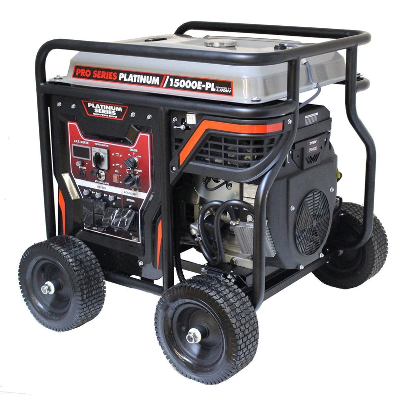 Lifan 14000W/15000W Gas Low THD Electric Start Generator New LF15000-EPL