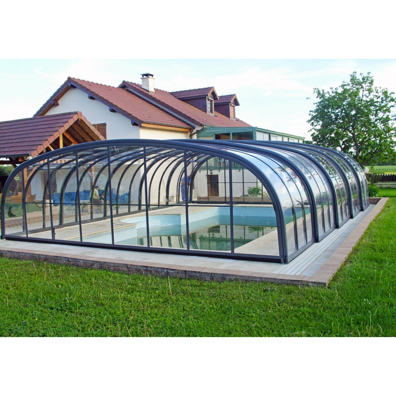 Sunrooms-Enclosures Wide Span Laguna Type VI Retractable Pool Enclosure