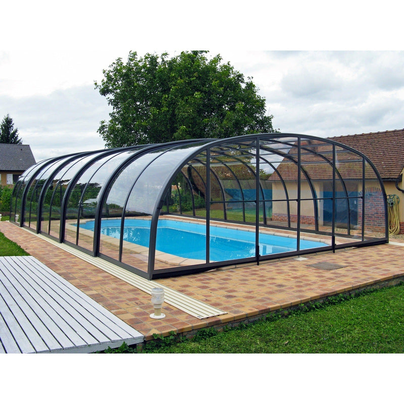 Sunrooms-Enclosures Wide Span Laguna Type VI Retractable Pool Enclosure