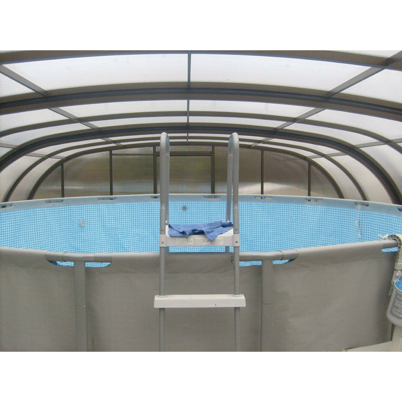 Sunrooms-Enclosures Wide Span Laguna Type III Retractable Pool Enclosure