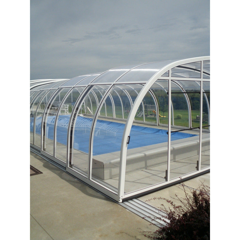 Sunrooms-Enclosures Wide Span Laguna Type IV Retractable Pool Enclosure