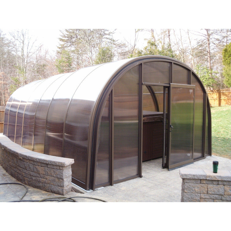 Sunrooms-Enclosures Wide Span Laguna Type III Retractable Pool Enclosure