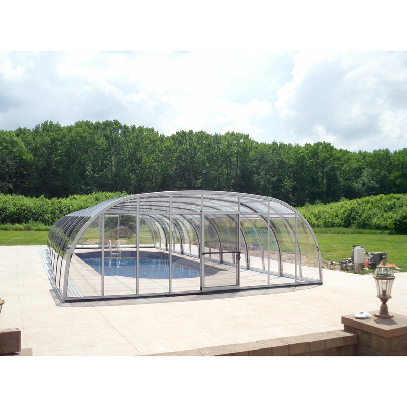 Sunrooms-Enclosures Wide Span Laguna Type V Retractable Pool Enclosure