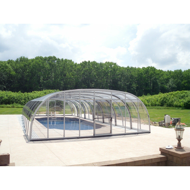 Sunrooms-Enclosures Wide Span Laguna Type II Retractable Pool Enclosure