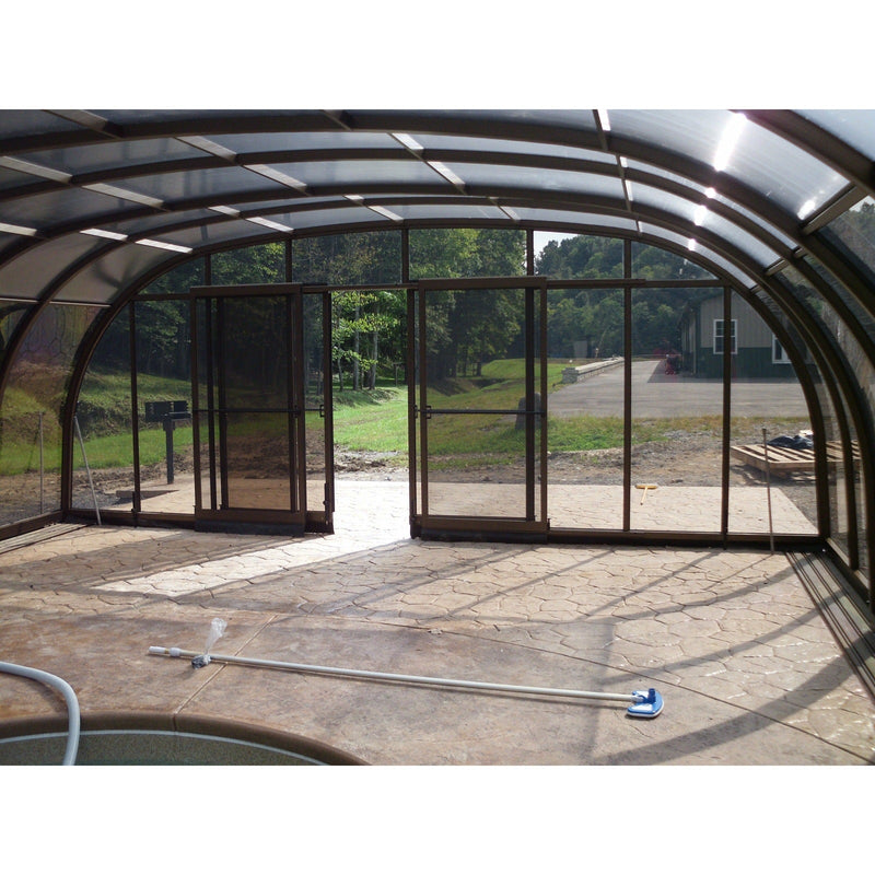 Sunrooms-Enclosures Wide Span Laguna Type III Retractable Pool Enclosure