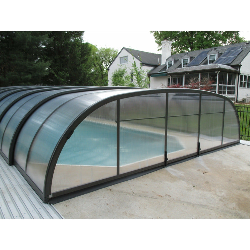 Sunrooms-Enclosures Wide Span Laguna Type II Retractable Pool Enclosure