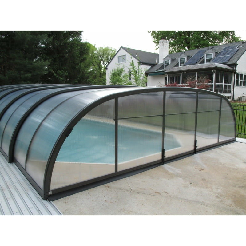 Sunrooms-Enclosures Wide Span Laguna Type V Retractable Pool Enclosure