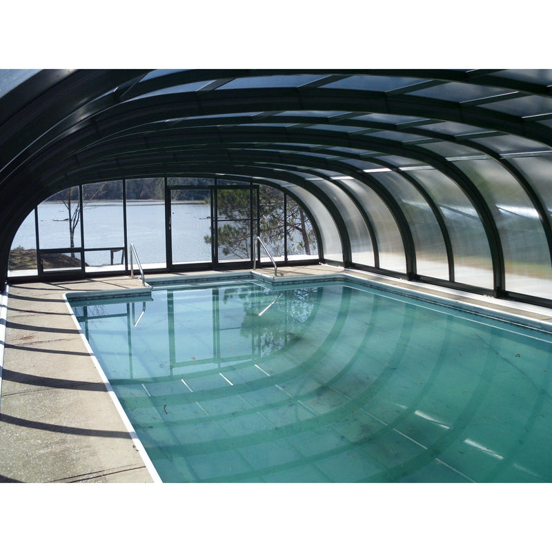 Sunrooms-Enclosures Wide Span Laguna Type V Retractable Pool Enclosure