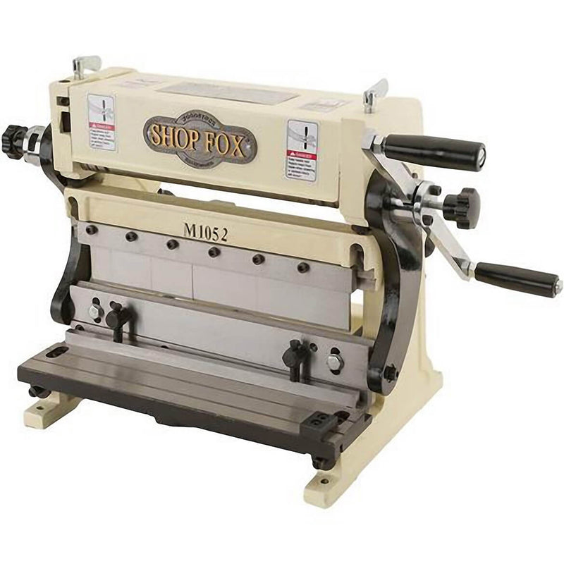 Shop Fox M1052 12" 3 In 1 Sheet Metal Machine 22 Gauge Maximum Capacity