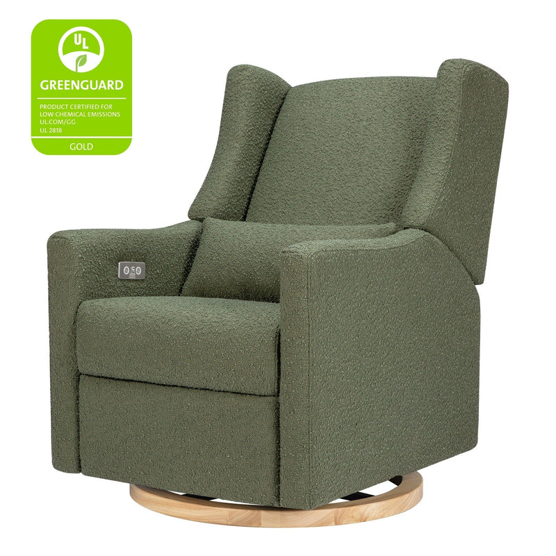 Babyletto Kiwi Electronic Recliner and Swivel Glider in Boucle with USB port - Backyard Provider