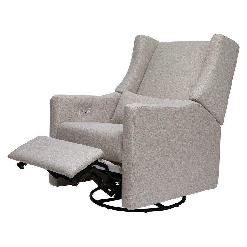 Babyletto Kiwi Electronic Recliner & Swivel Glider in Eco-Performance Fabric with USB Port - Backyard Provider