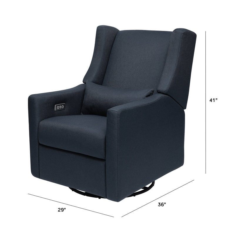 Babyletto Kiwi Electronic Recliner & Swivel Glider in Eco-Performance Fabric with USB Port - Backyard Provider