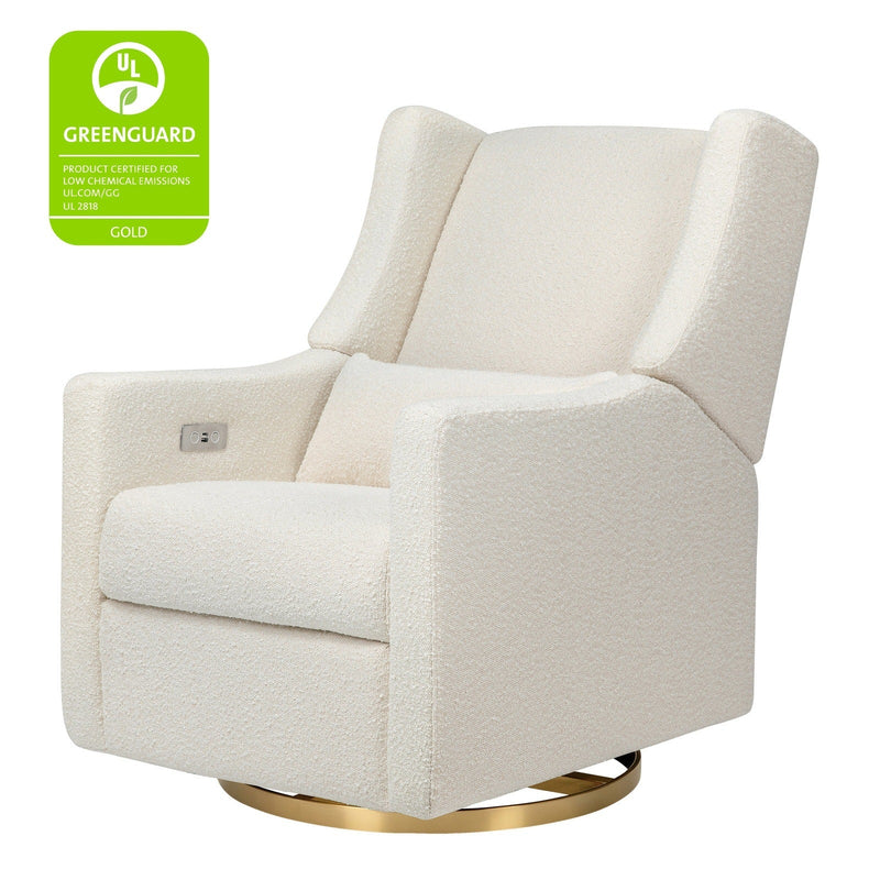 Babyletto Kiwi Electronic Recliner and Swivel Glider in Boucle with USB port - Backyard Provider