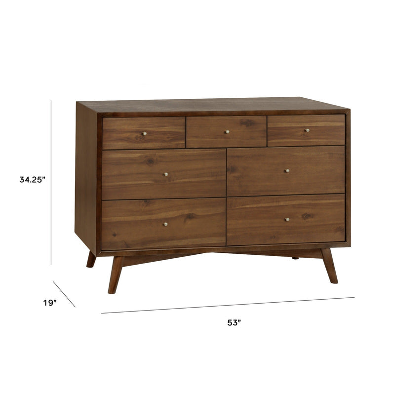 Babyletto Palma 7-Drawer Assembled Double Dresser - Backyard Provider