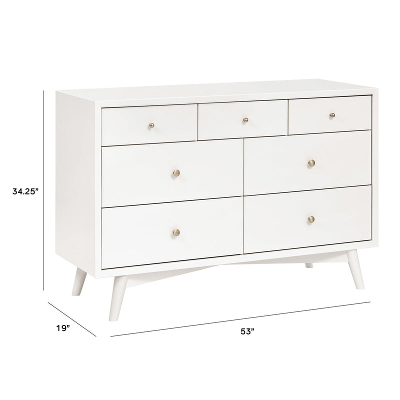 Babyletto Palma 7-Drawer Assembled Double Dresser - Backyard Provider