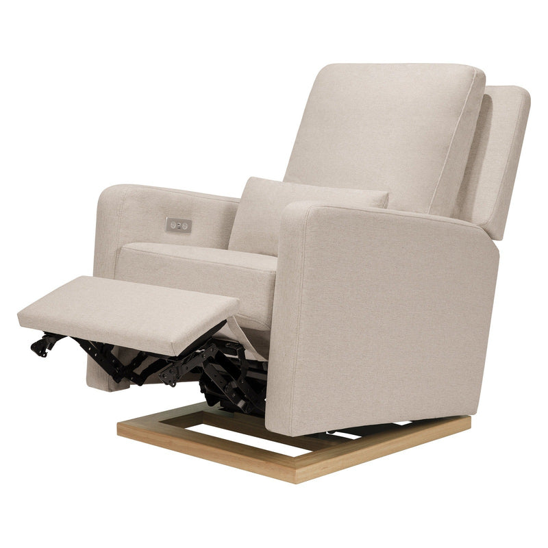 Babyletto Sigi Electronic Recliner and Glider in Eco-Performance Fabric with USB port - Backyard Provider