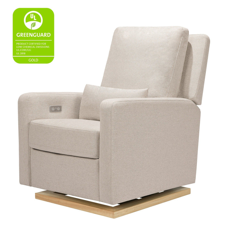 Babyletto Sigi Electronic Recliner and Glider in Eco-Performance Fabric with USB port - Backyard Provider