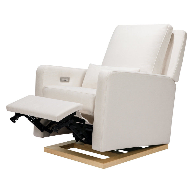 Babyletto Sigi Electronic Recliner and Glider in Eco-Performance Fabric with USB port - Backyard Provider