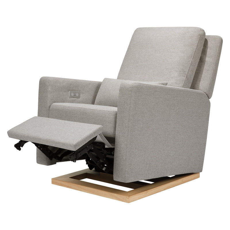 Babyletto Sigi Electronic Recliner and Glider in Eco-Performance Fabric with USB port - Backyard Provider