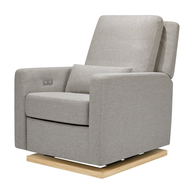 Babyletto Sigi Electronic Recliner and Glider in Eco-Performance Fabric with USB port - Backyard Provider