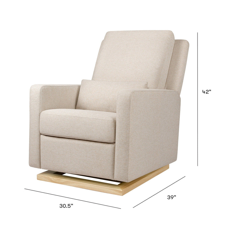 Babyletto Sigi Recliner and Glider in Eco-Performance Fabric | Water Repellent & Stain Resistant - Backyard Provider