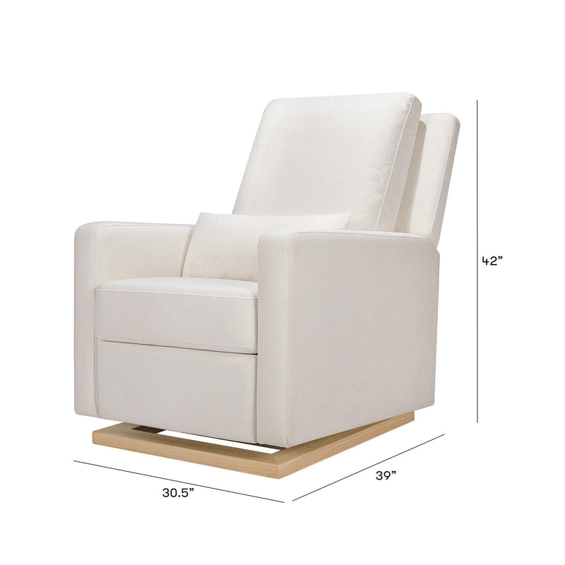 Babyletto Sigi Recliner and Glider in Eco-Performance Fabric | Water Repellent & Stain Resistant - Backyard Provider