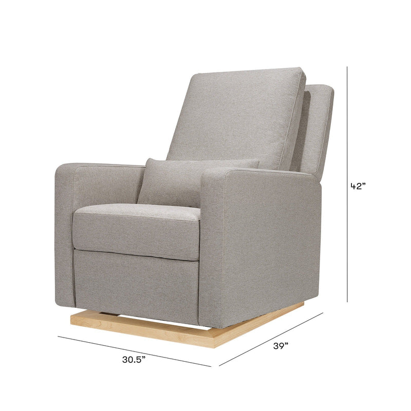 Babyletto Sigi Recliner and Glider in Eco-Performance Fabric | Water Repellent & Stain Resistant - Backyard Provider