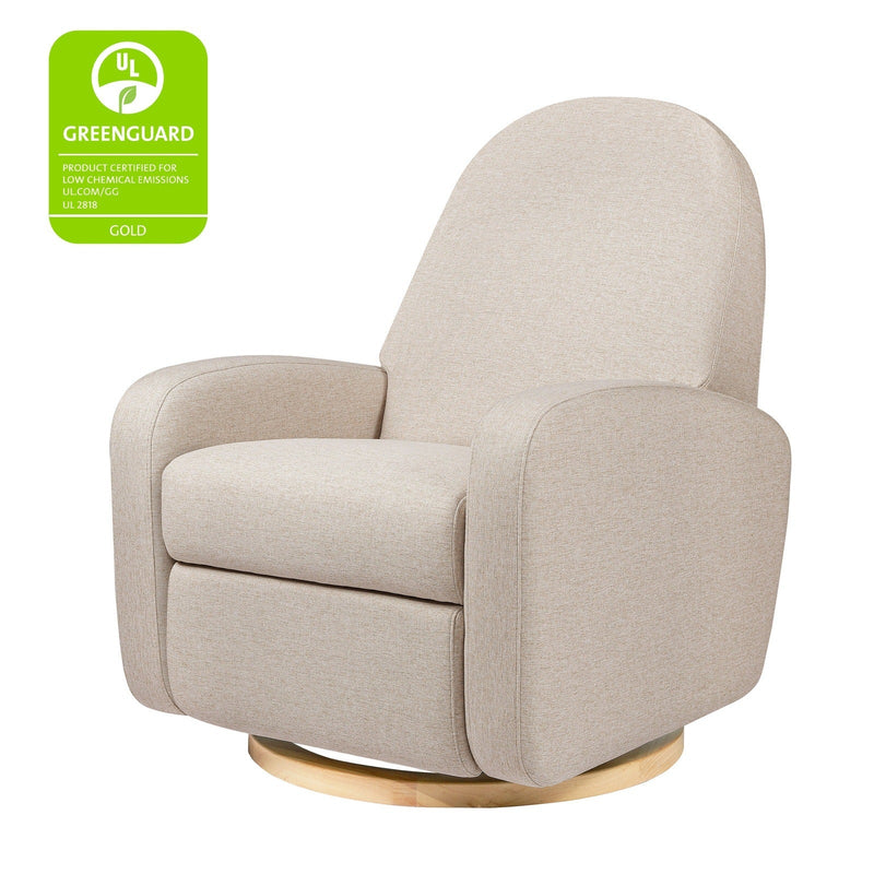 Babyletto Nami Recliner and Swivel Glider in Eco-Performance Fabric | Water Repellent & Stain Resistant - Backyard Provider