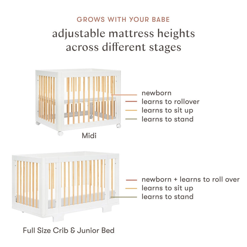 Babyletto Yuzu 8-in-1 Convertible Crib with All-Stages Conversion Kits - Backyard Provider