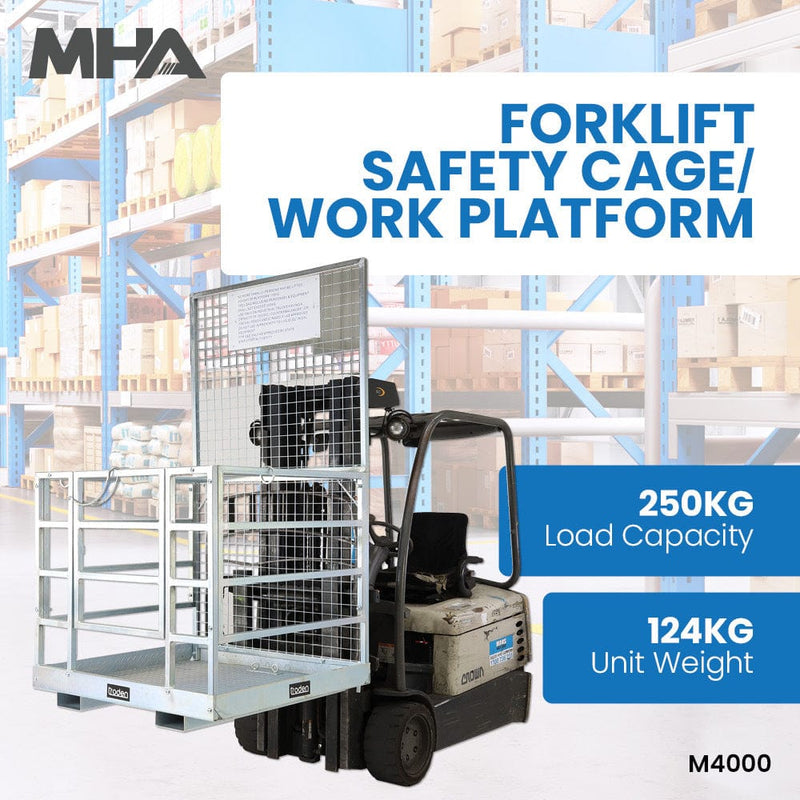 MHA Products Forklift Safety Cage / Work Platform - Backyard Provider