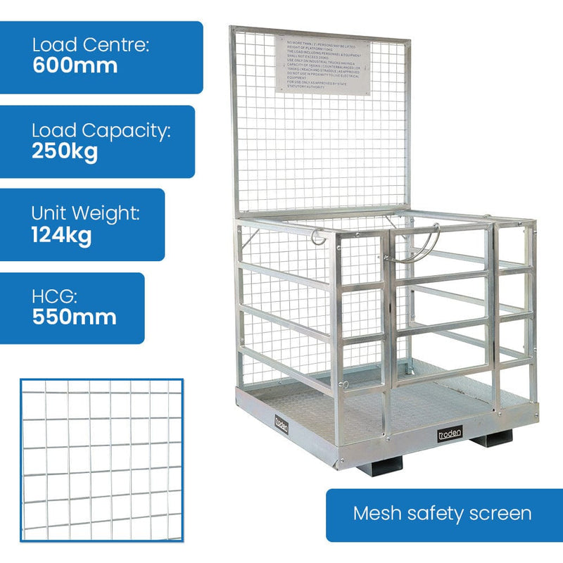 MHA Products Forklift Safety Cage / Work Platform - Backyard Provider