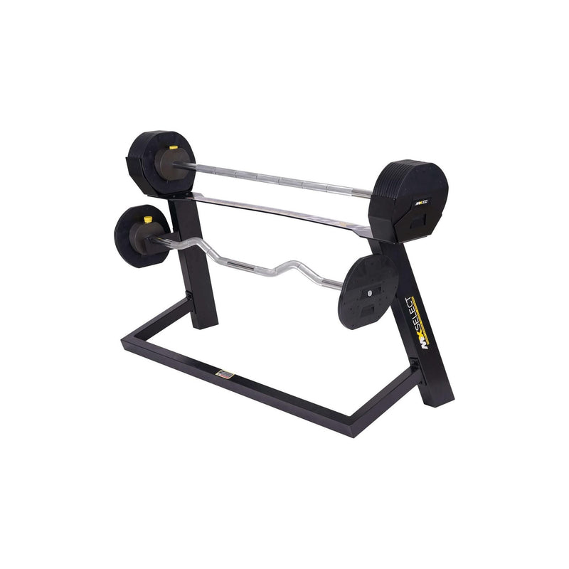 MX100 Rapid Change Adjustable Barbell / Curl Bar System (28 lbs to 100 lbs) - Backyard Provider