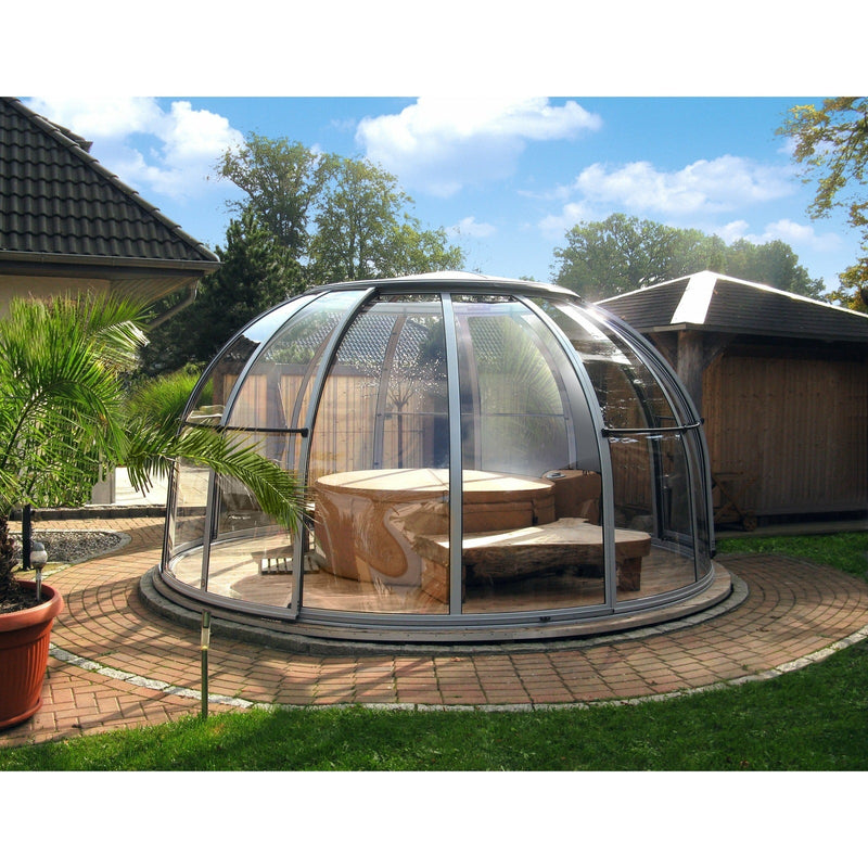 Sunrooms-Enclosures Orlando 5000 Hot Tub Enclosure Spa Dome, 8′ 10″H, 16' 5"D