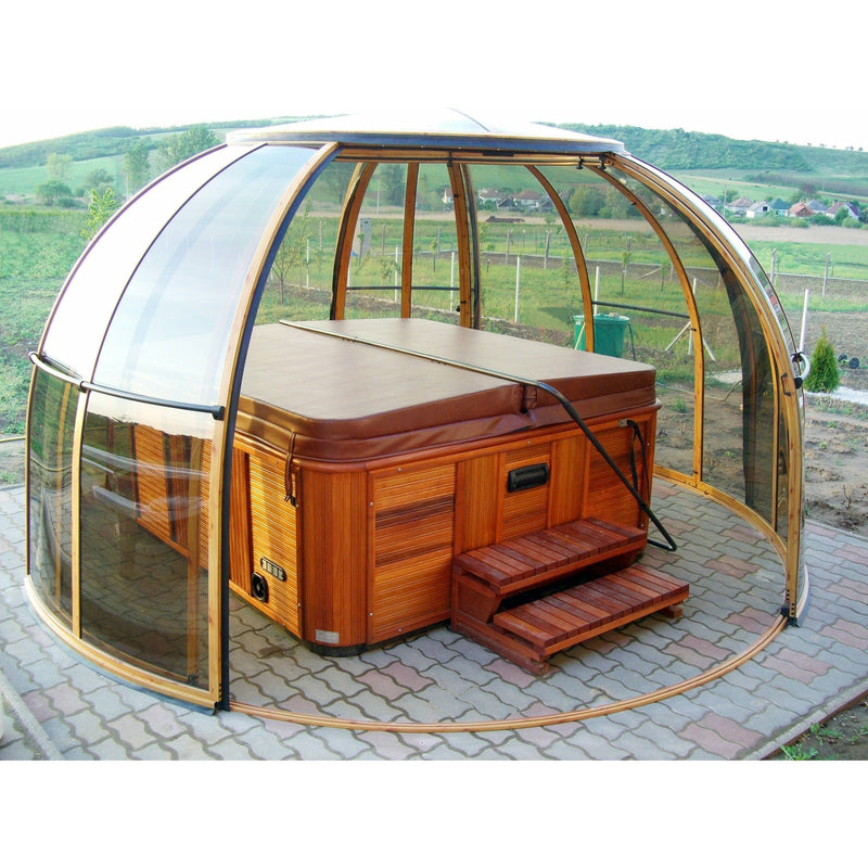 Sunrooms-Enclosures Orlando 5000 Hot Tub Enclosure Spa Dome, 8′ 10″H, 16' 5"D