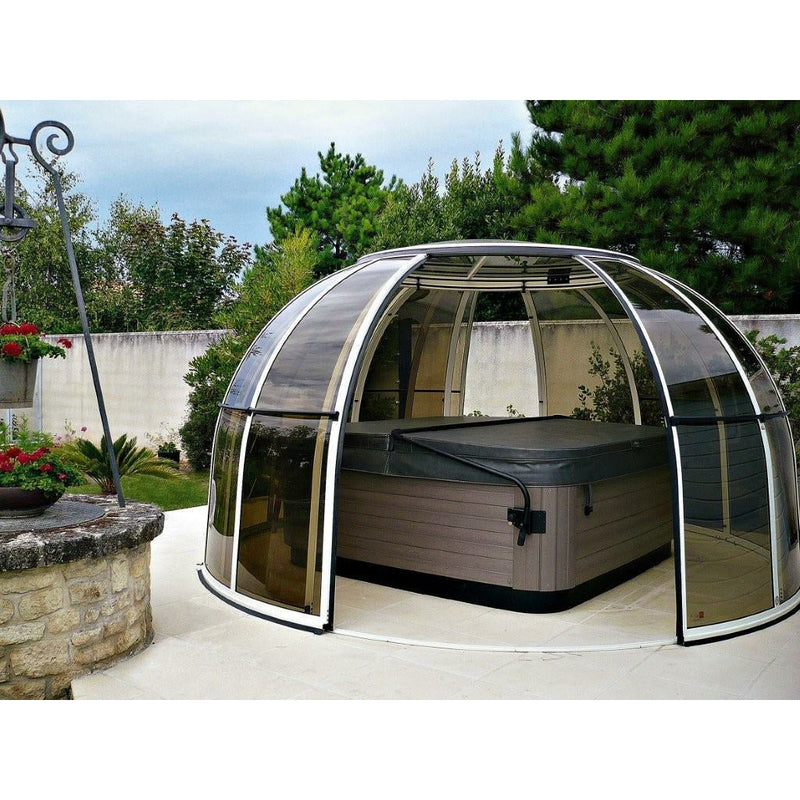 Sunrooms-Enclosures Orlando 5000 Hot Tub Enclosure Spa Dome, 8′ 10″H, 16' 5"D