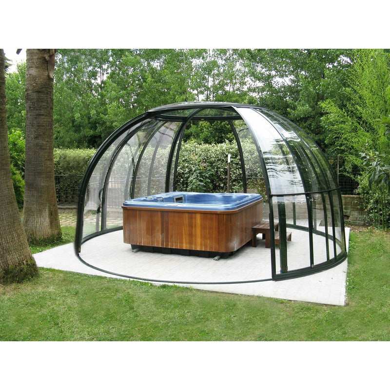 Sunrooms-Enclosures Orlando 5000 Hot Tub Enclosure Spa Dome, 8′ 10″H, 16' 5"D