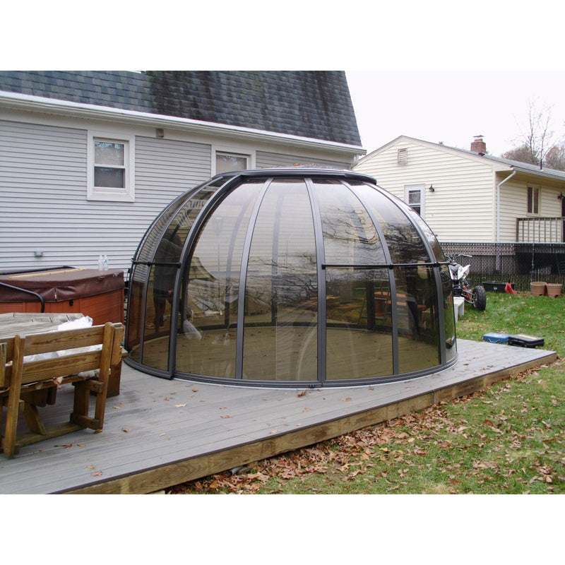 Sunrooms-Enclosures Orlando 5000 Hot Tub Enclosure Spa Dome, 8′ 10″H, 16' 5"D