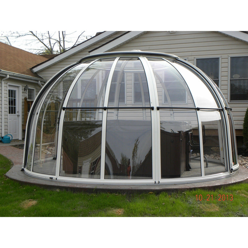 Sunrooms-Enclosures Orlando 5000 Hot Tub Enclosure Spa Dome, 8′ 10″H, 16' 5"D