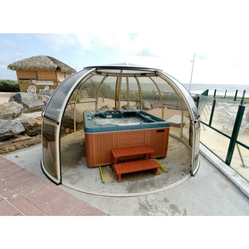 Sunrooms-Enclosures Orlando 5000 Hot Tub Enclosure Spa Dome, 8′ 10″H, 16' 5"D