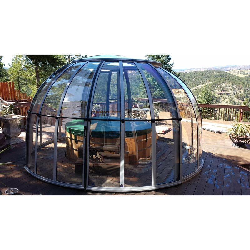 Sunrooms-Enclosures Orlando 5000 Hot Tub Enclosure Spa Dome, 8′ 10″H, 16' 5"D