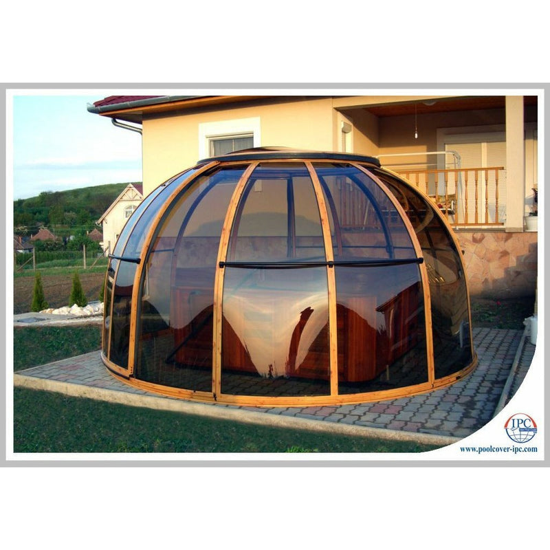 Sunrooms-Enclosures Orlando 5000 Hot Tub Enclosure Spa Dome, 8′ 10″H, 16' 5"D