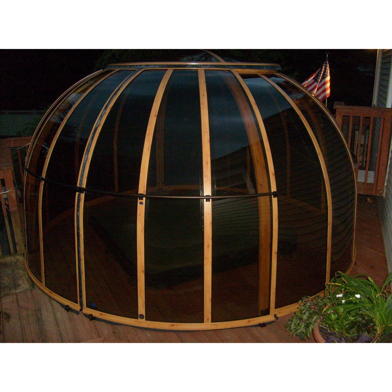 Sunrooms-Enclosures Orlando 5000 Hot Tub Enclosure Spa Dome, 8′ 10″H, 16' 5"D