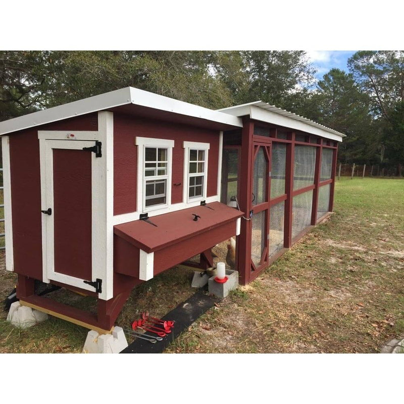 EZ Coop Large Chicken Coop - Up to 15 Chickens - 44OEZCKP - Backyard Provider