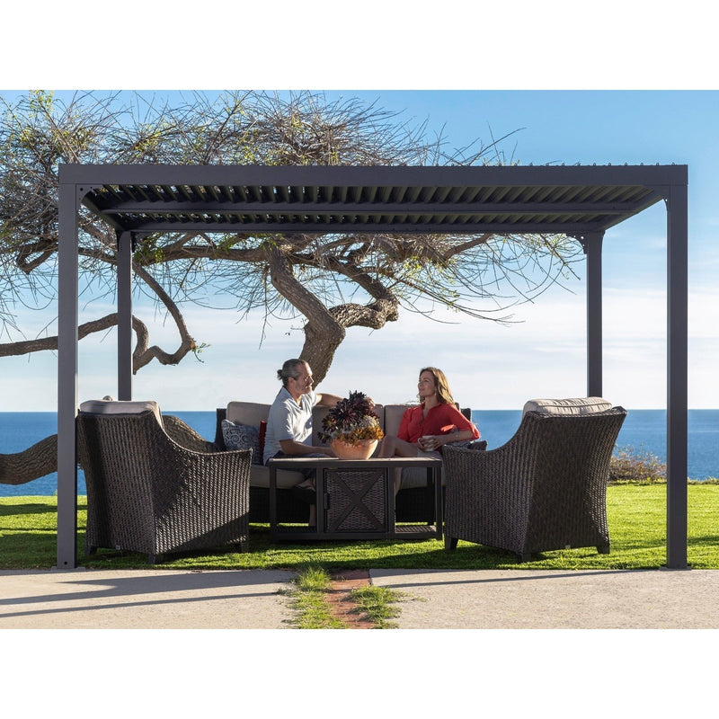 Paragon Outdoor Novara Louvered Pergola - Backyard Provider