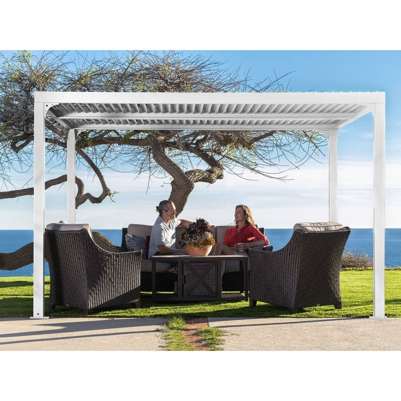 Paragon Outdoor Novara Louvered Pergola - Backyard Provider