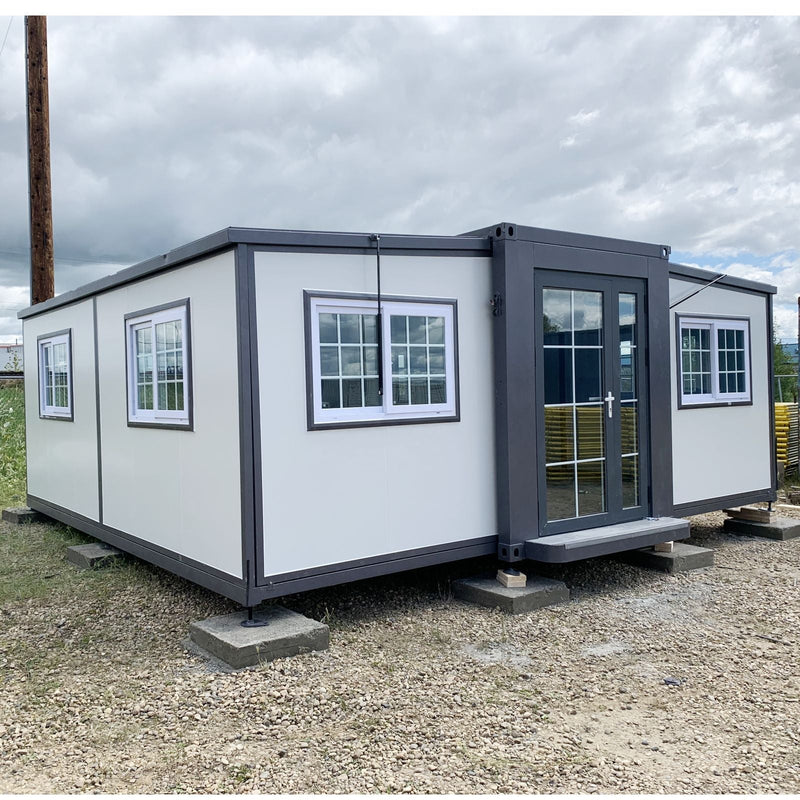 Modern Office Expandable Prefab Home 19ft x 20ft PM000119