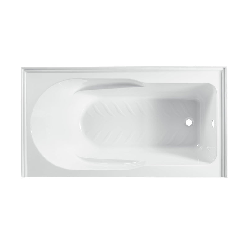 Swiss Madison Concorde 60 in. x 32 in. Acrylic Glossy White, Alcove, Integral, Right-Hand Drain, Apron Bathtub - SM-AB560 - Backyard Provider