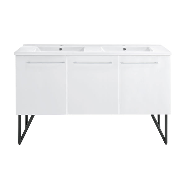 Swiss Madison Annecy 60" Bathroom Vanity in White - SM-BV216 - Backyard Provider