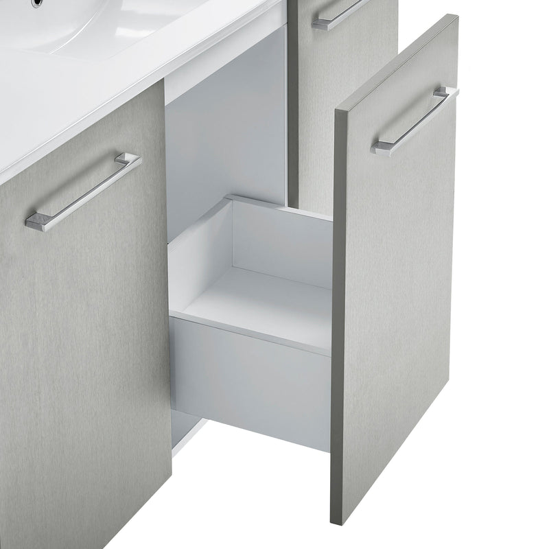 Swiss Madison Annecy 48" Bathroom Vanity in Brushed Grey - SM-BV234 - Backyard Provider